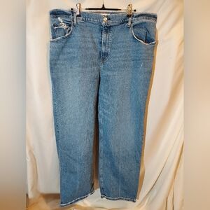Abercrombie & Fitch 90's Relaxed High Rise Blue Jeans 34R